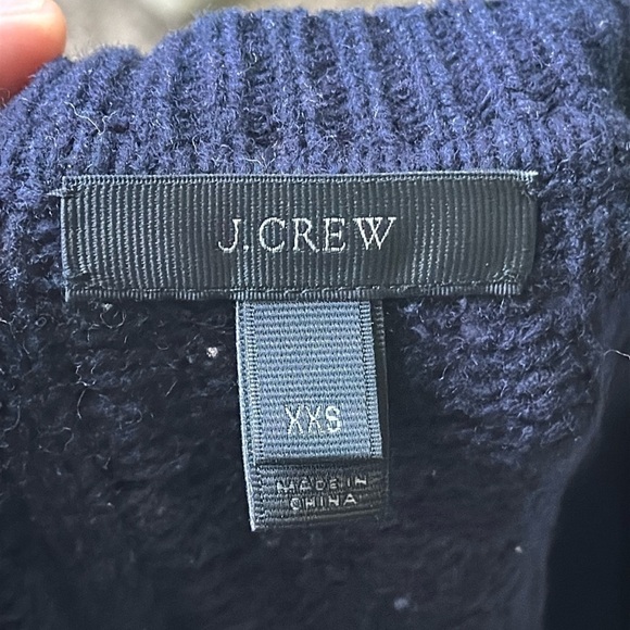 J.CREW Women’s Cable Knit Crew Neck Sweater Size XXS - Picture 4 of 4